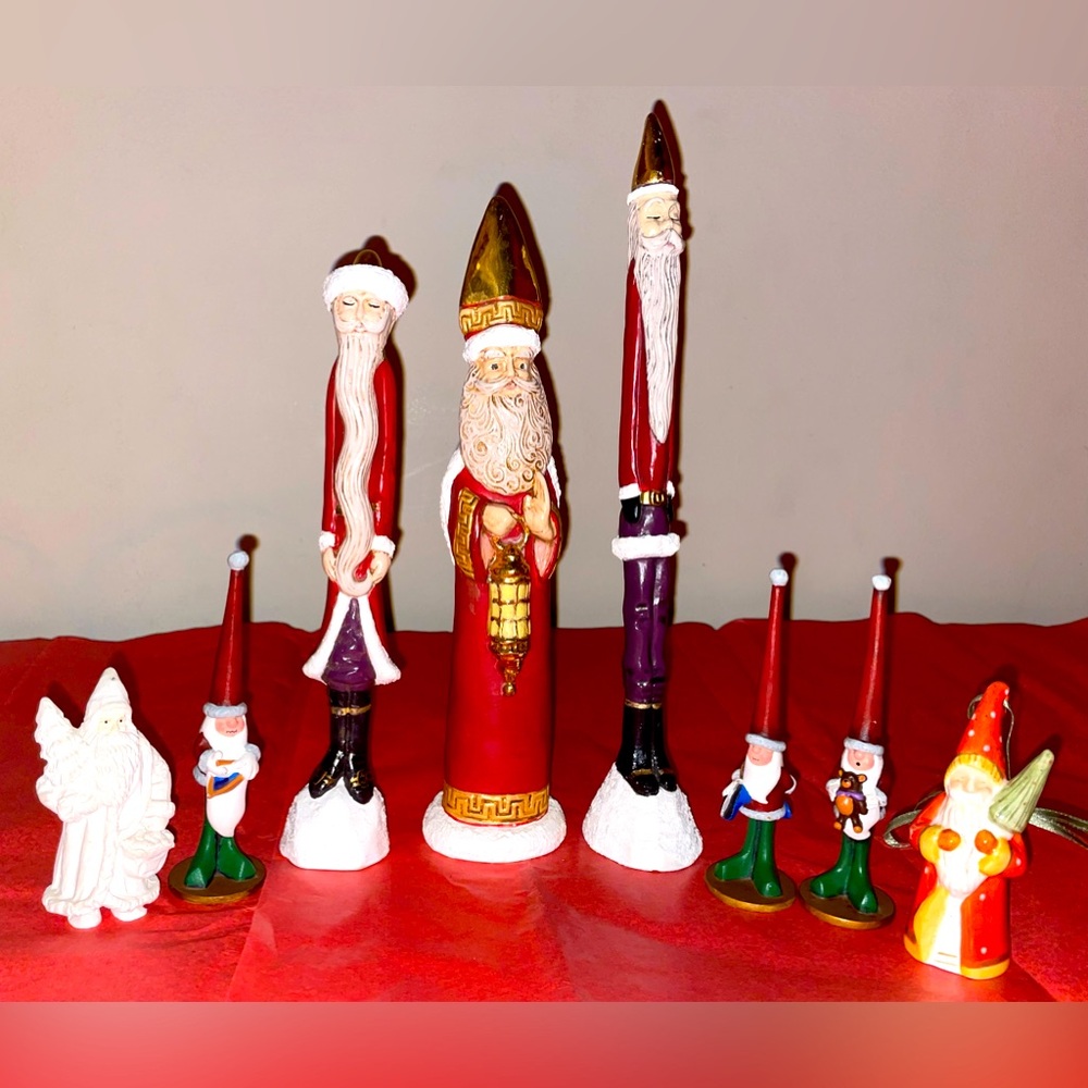 Vintage Jim Shore Christmas figurines with others